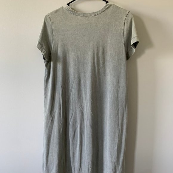 American Eagle Olive Green Dress Shift Dress - Picture 2 of 3